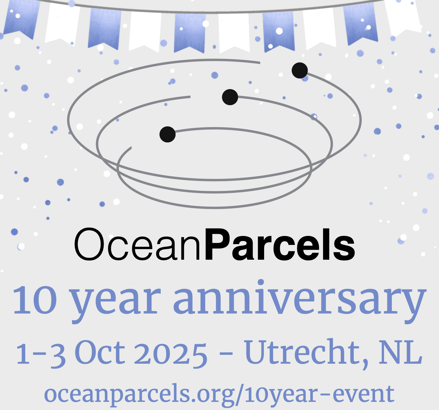 Parcels 10 year anniversary event banner